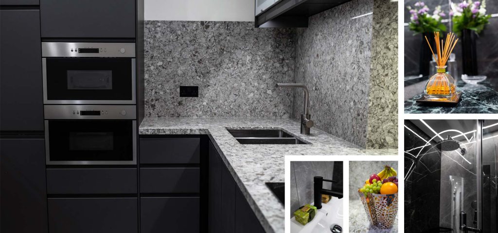 Kitchen, Washroom & Shower
